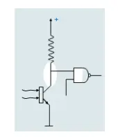 Câu 14: Sơ đồ dưới là ứng dụng ……..để điều khiển cổng logic: