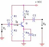 Câu 24: Transistor trong sơ đồ được mắc theo cách nào?