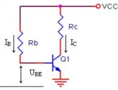 Câu 25: Cho biết transistor hình dưới được phân cực theo cách nào?