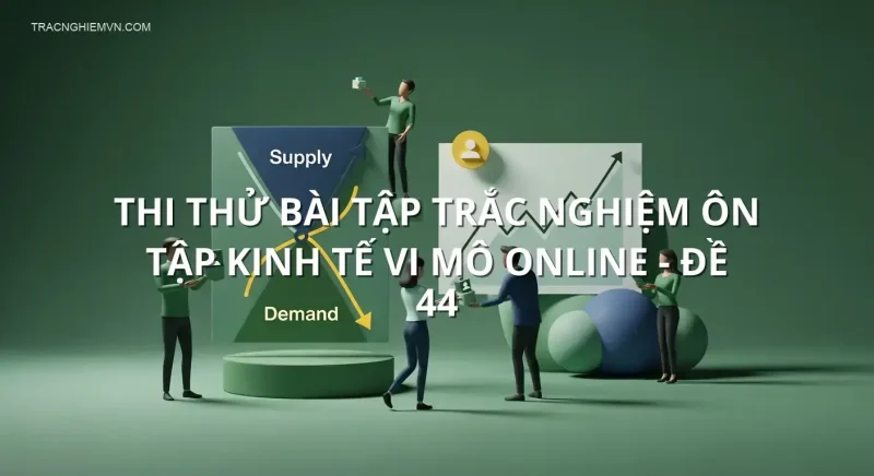 Thi thử bài tập trắc nghiệm ôn tập Kinh tế Vi Mô online - Đề 44