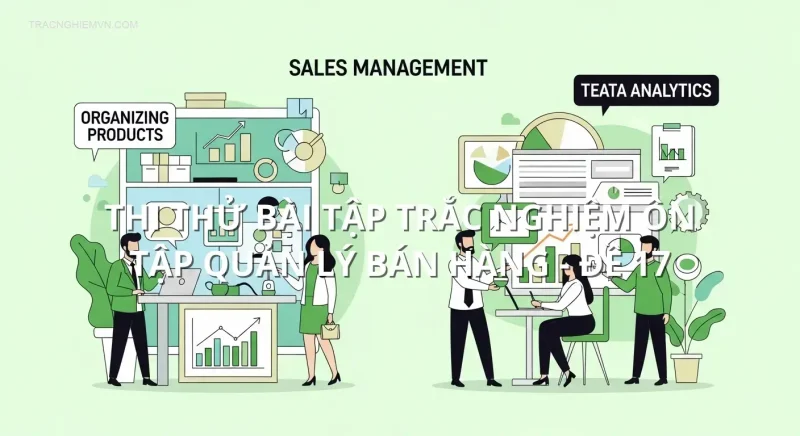 Thi thử bài tập trắc nghiệm ôn tập Quản lý bán hàng - Đề 17