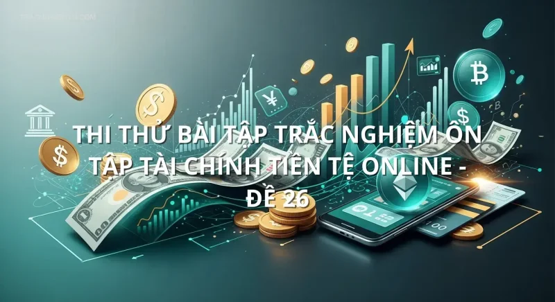 Thi thử bài tập trắc nghiệm ôn tập Tài chính tiền tệ online - Đề 26