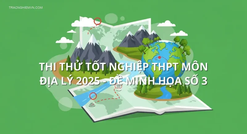Thi Thử Tốt Nghiệp THPT môn Địa Lý 2025 - Đề minh họa số 3