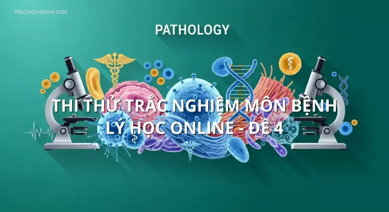 Thi thử trắc nghiệm môn Bệnh lý học online - Đề 4