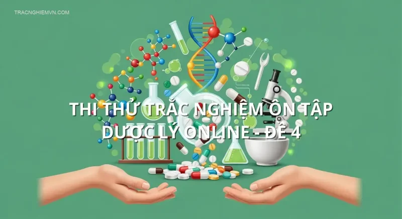 Thi thử trắc nghiệm ôn tập Dược lý online - Đề 4