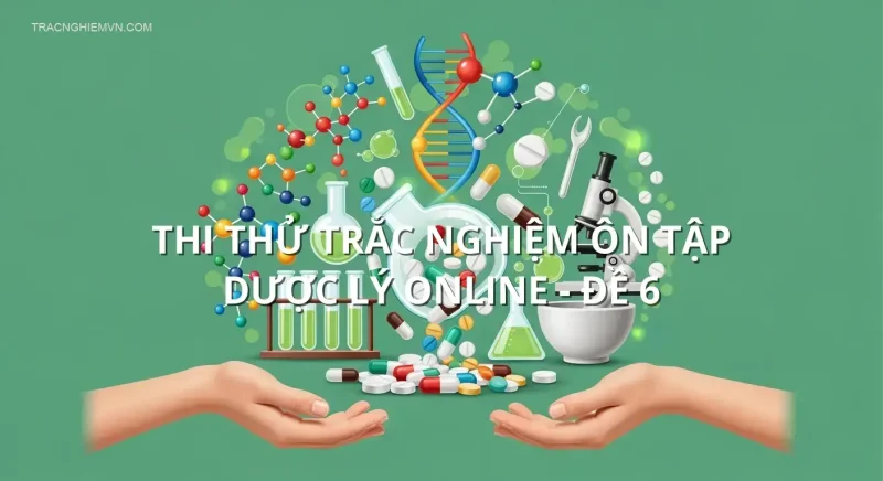 Thi thử trắc nghiệm ôn tập Dược lý online - Đề 6