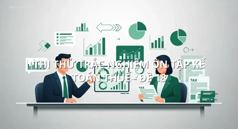 Thi thử trắc nghiệm ôn tập Kế toán thuế - Đề 18
