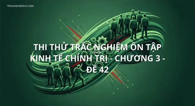Thi thử trắc nghiệm ôn tập Kinh Tế Chính Trị - Chương 3 - Đề 42