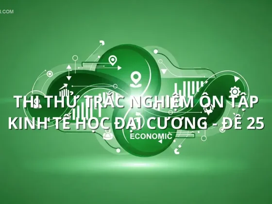 Thi thử trắc nghiệm ôn tập Kinh tế học đại cương - Đề 25