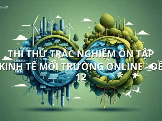Thi thử trắc nghiệm ôn tập Kinh tế môi trường online - Đề 12