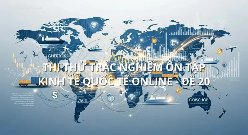 Thi thử trắc nghiệm ôn tập Kinh tế quốc tế online - Đề 20