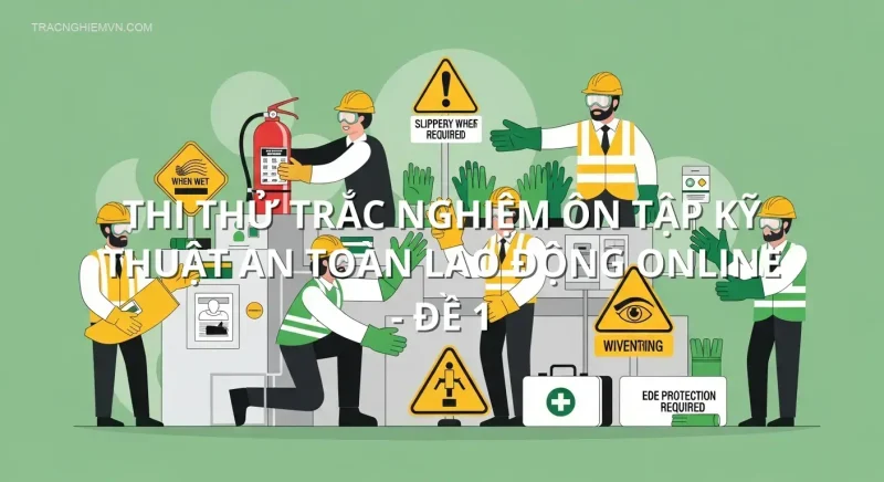 Thi thử trắc nghiệm ôn tập Kỹ thuật an toàn lao động online - Đề 1