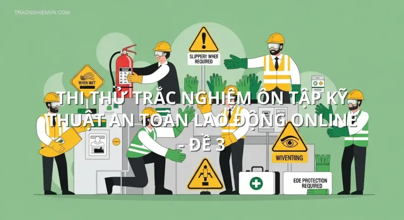Thi thử trắc nghiệm ôn tập Kỹ thuật an toàn lao động online - Đề 3