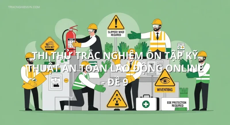 Thi thử trắc nghiệm ôn tập Kỹ thuật an toàn lao động online - Đề 9