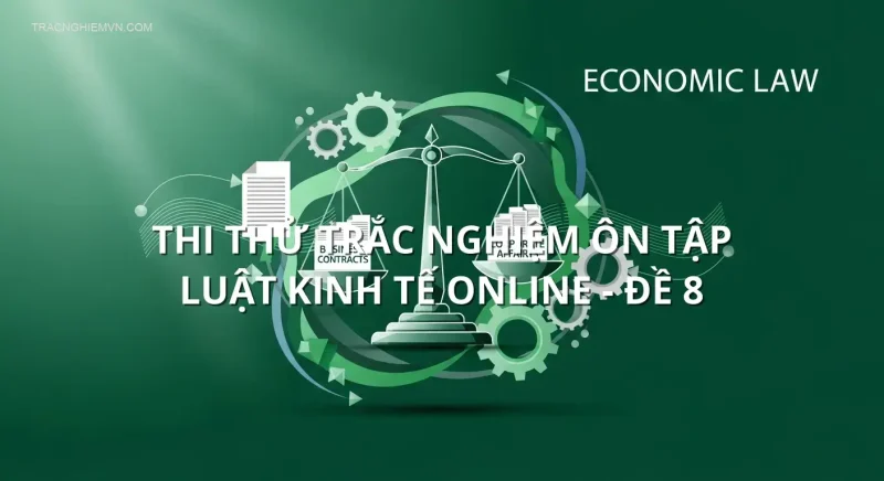 Thi thử trắc nghiệm ôn tập Luật Kinh tế online - Đề 8