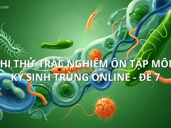 Thi thử trắc nghiệm ôn tập môn Ký sinh trùng online - Đề 7