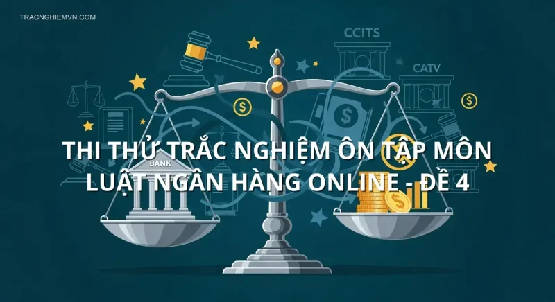 Thi thử trắc nghiệm ôn tập môn Luật ngân hàng online - Đề 4