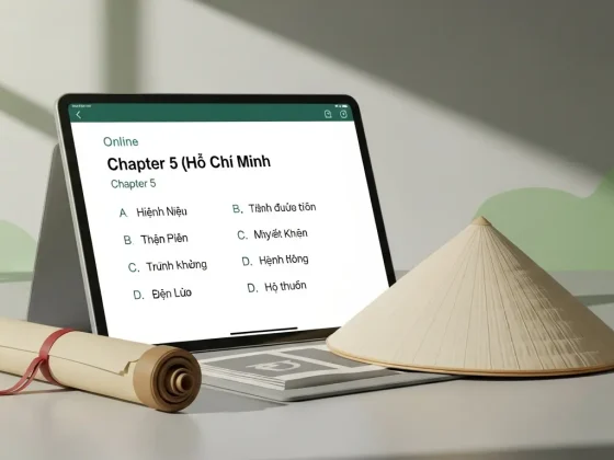Thi thử trắc nghiệm ôn tập môn Tư tưởng Hồ Chí Minh online - Chương 5 - Đề 60