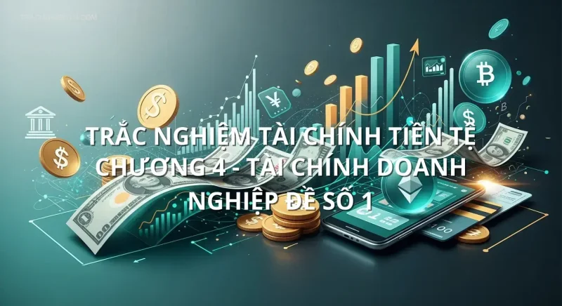 Trắc nghiệm tài chính tiền tệ chương 4 - Tài chính doanh nghiệp đề số 1